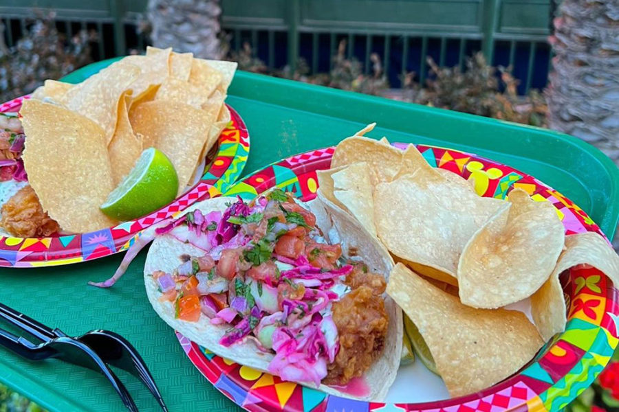 Tacos from the Disney California Adventure Food and Wine Festival in Los Angeles, CA