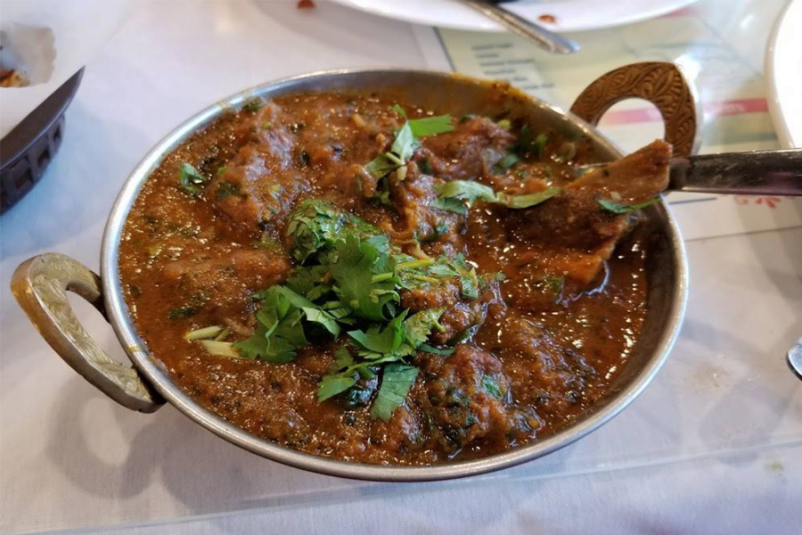curry from Masala Indian Cuisine in lexington