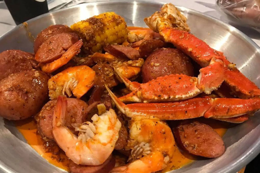 seafood boil from red crab north charleston