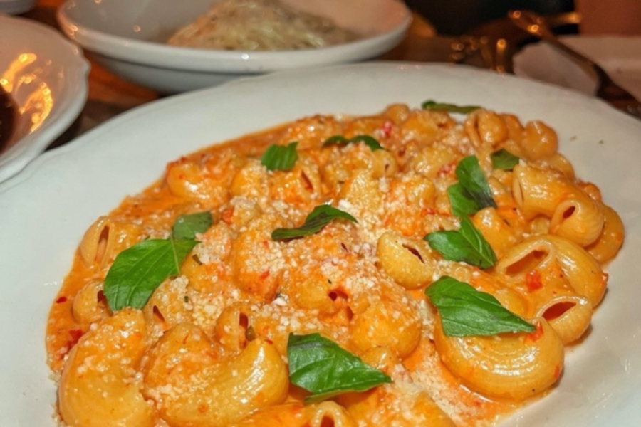 pasta with vodka sauce from ciccio mio in chicago