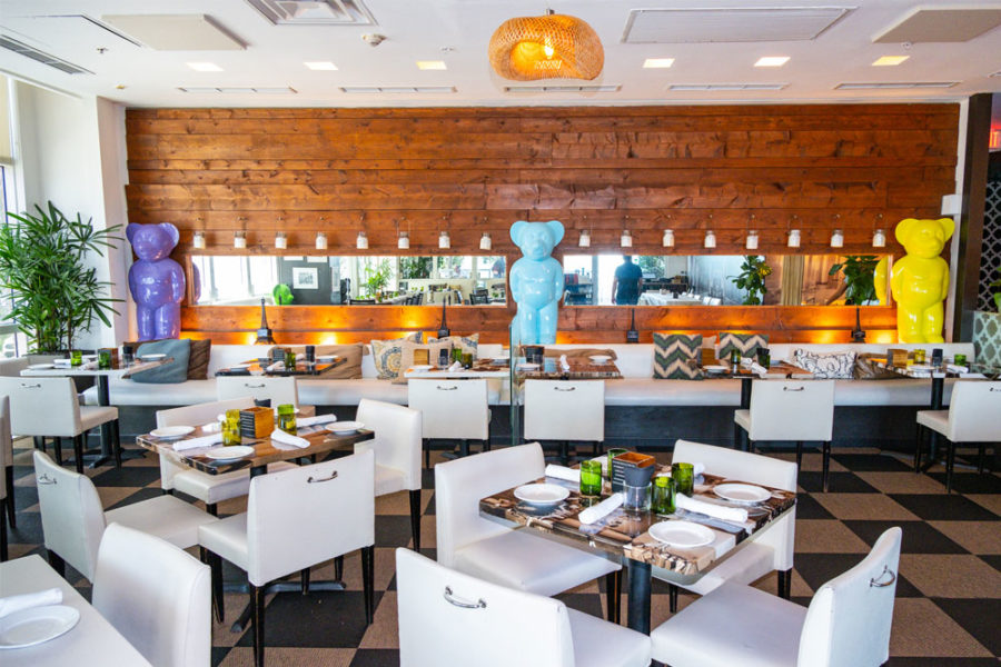 indoor dining at crazy about you in miami