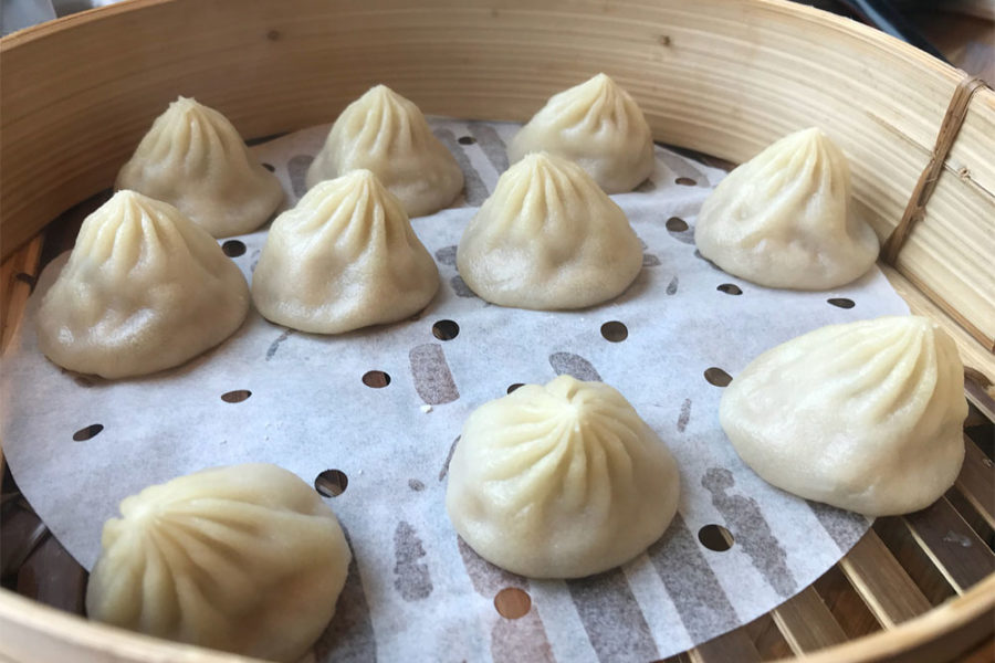 pork dumplings from dough zone in seattle