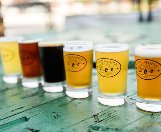 glasses of beer from fat bottom brewing in nashville