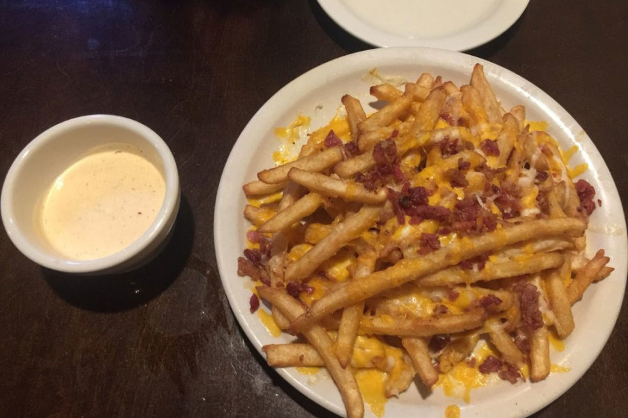 Loaded fries from cast Iron Steakhouse