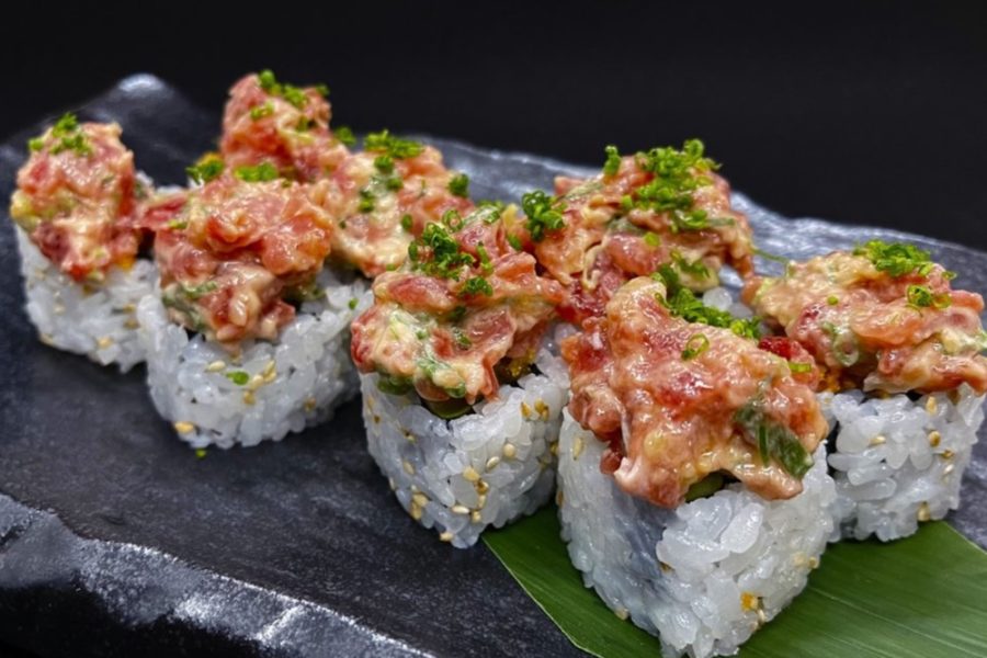 Shrimp Tuna Roll from Jinsei Motto in Chicago