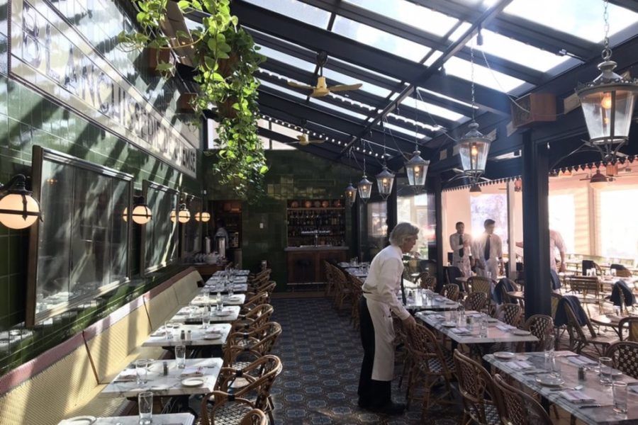 Patio at Le Diplomate in DC