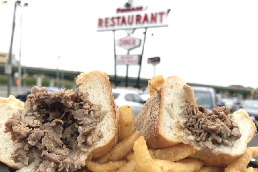 Cheesesteak from Penrose Diner in Philly