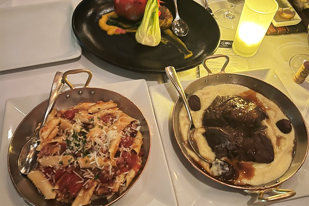 Italian spread from Bricco in Boston, MA