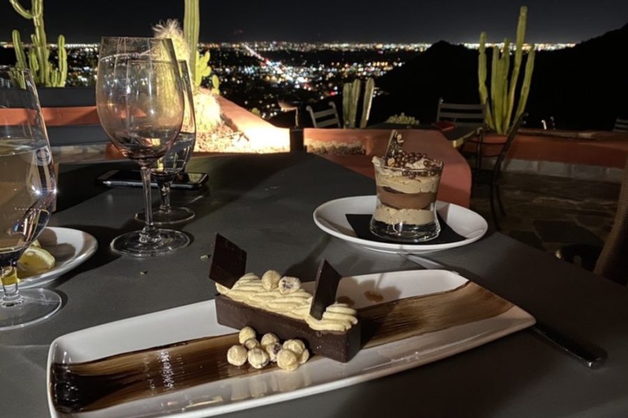 dessert and views from Different Pointe of View in Phoenix