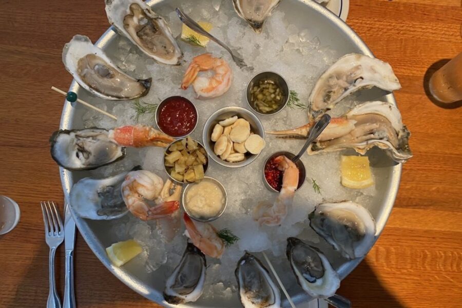 Seafood Platter at Hudson House in Dallas