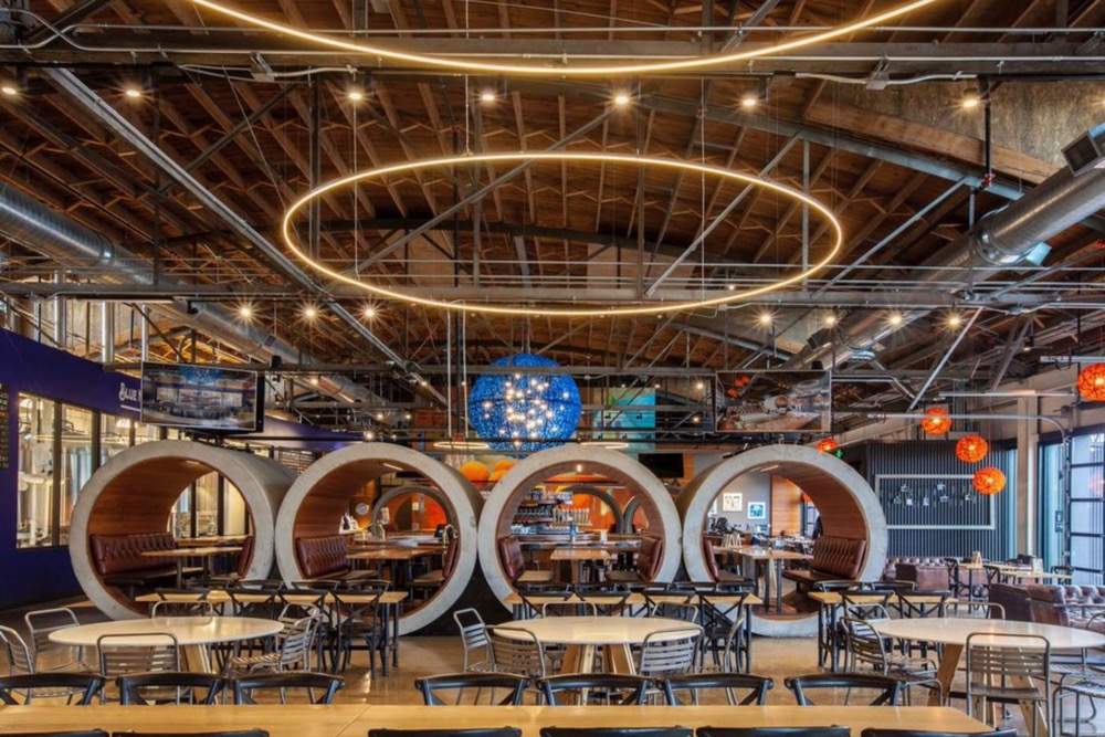 Inside Blue Moon Brewery in Denver, CO