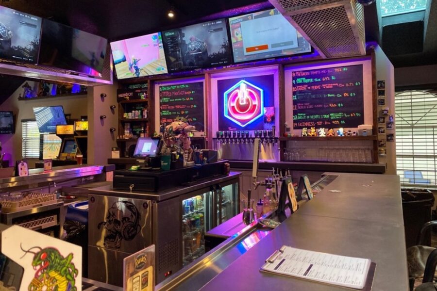 bar area at Reboot in Tampa