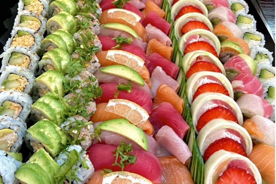 Party platter from Sushi Friend in Phoenix