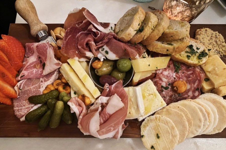 Charcuterie board from The Bohemian: A wine bar in Charlotte, NC