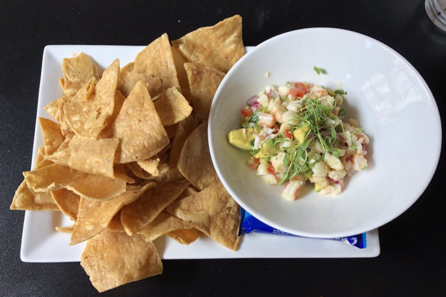 Baja Ceviche from the blind burro in San Diego