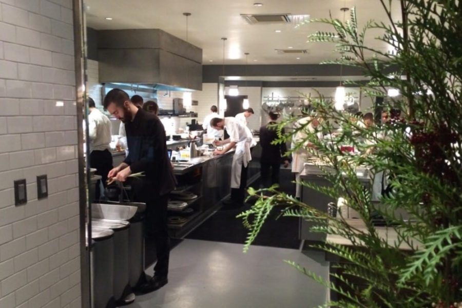 The kitchen at Alinea in Chicago