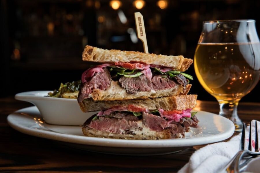 CAB Steak Sandwich from Blind Tiger Pub in Charleston