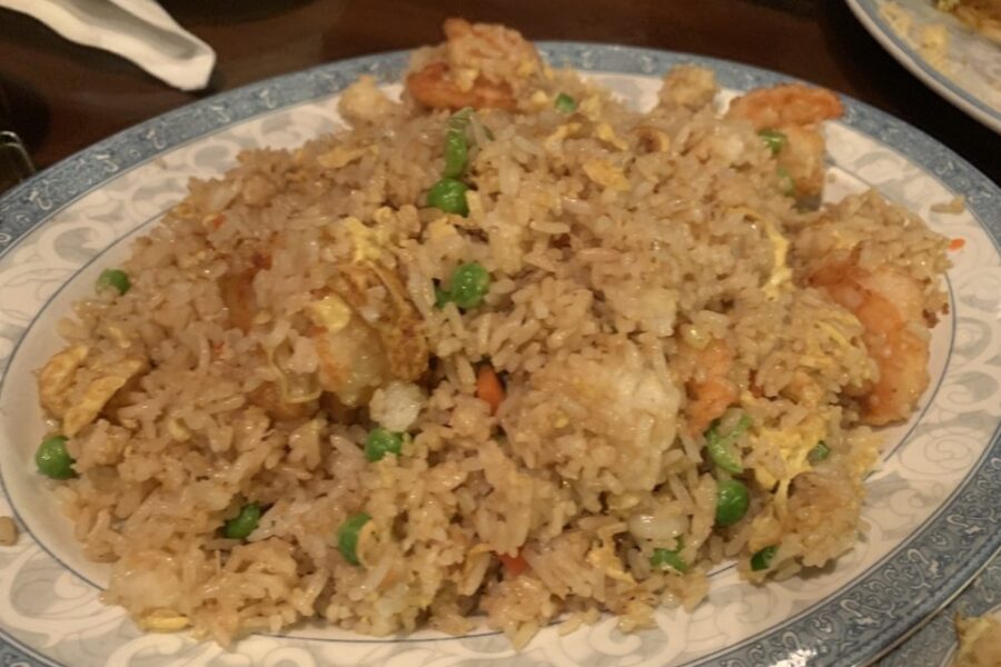 shrimp fried rice from China Cottage in Nashville