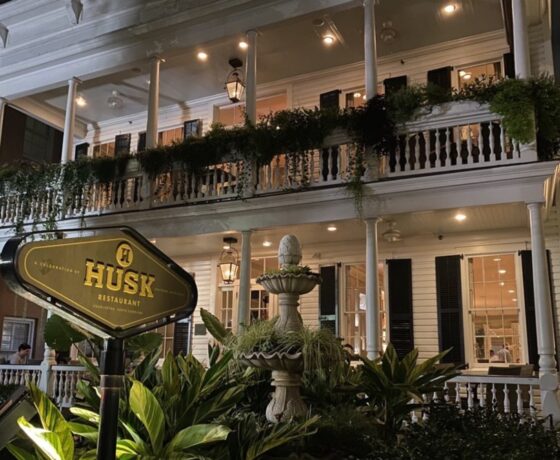 Outside at the Husk in Charleston