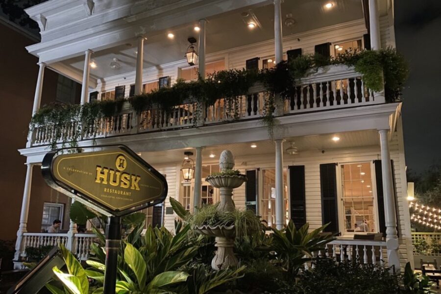 Outside at the Husk in Charleston