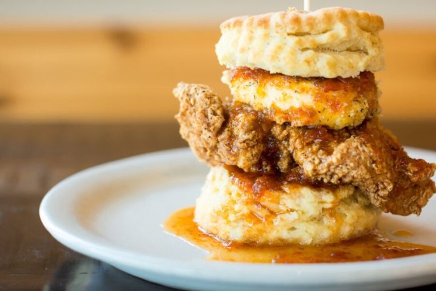 biscuit from Maple Street Biscuit Company in Nashville