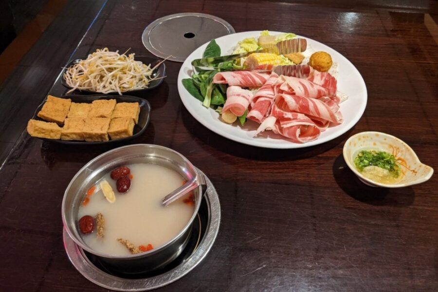 Hot pot combo from Sichuan Hot Pot and Asian Cuisine in Nashville