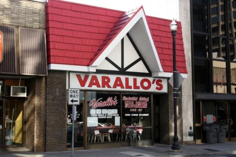 Outside at Varallo's in Nashville