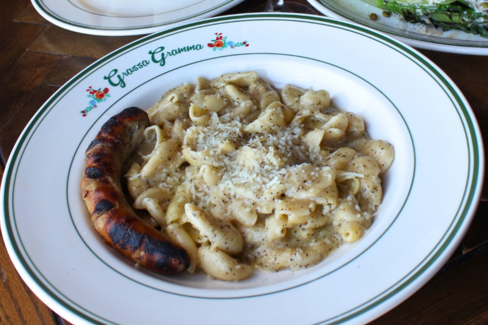 cacio e pepe from Grassa Gramma, one of Louisville's best italian restaurants