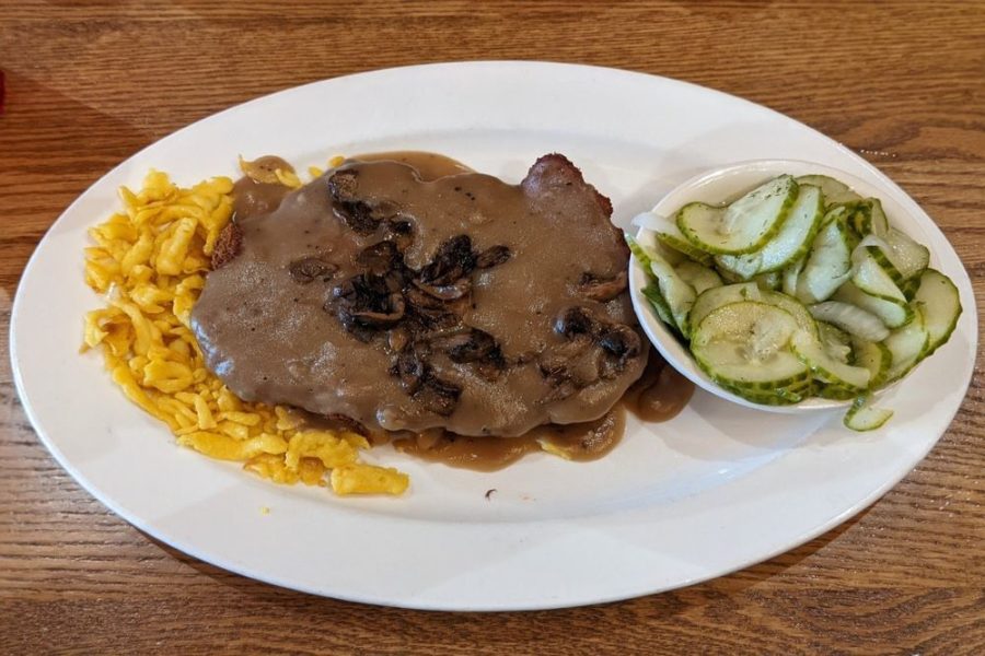 The Big A Burger at Santa Fe Cattle Company in nashville, TN