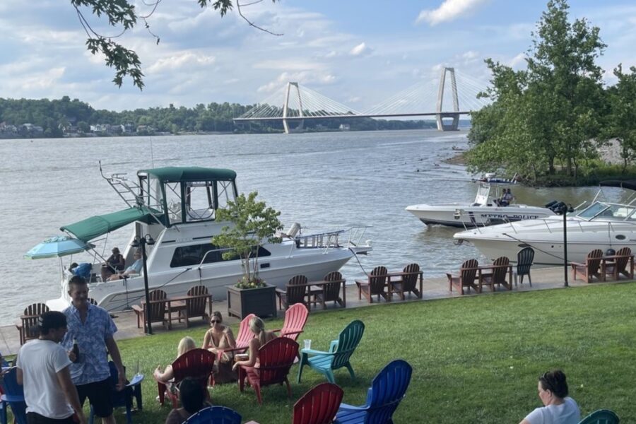 Views at Captains Quarters Riverside Grill in Louisville