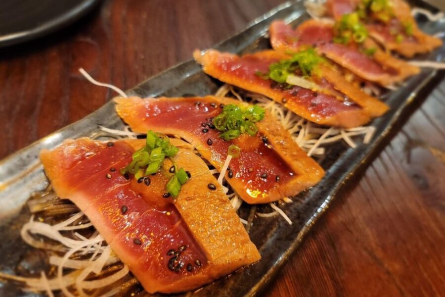 tuna tataki from Ebi Sushi Bar in Boston