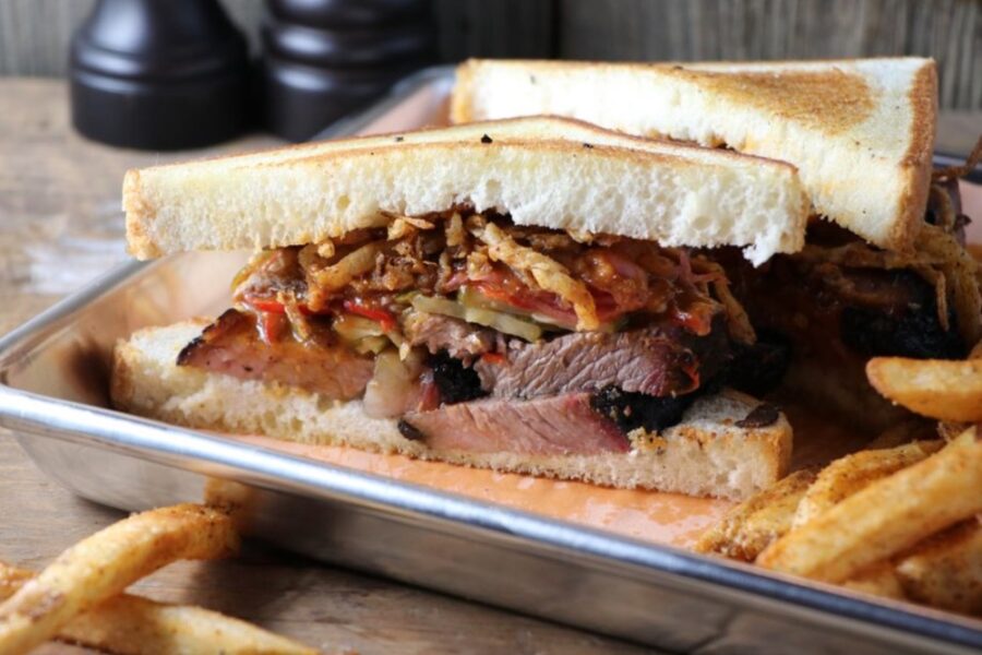 bbq sandwich from the Federalist Pig in DC