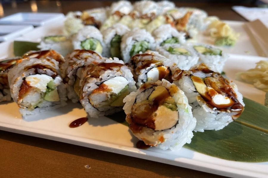 sushi rolls from I love sushi in nashville, tn