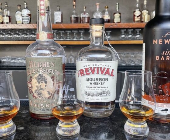 Tasting flight from Jack Rose Dining Saloon in DC