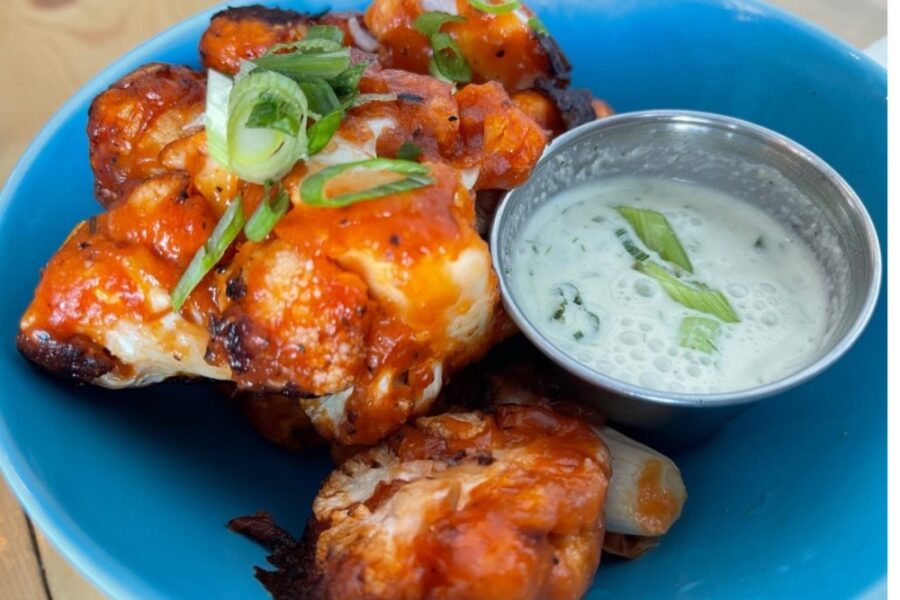cauliflowers wings from Just BE Kitchen in Denver