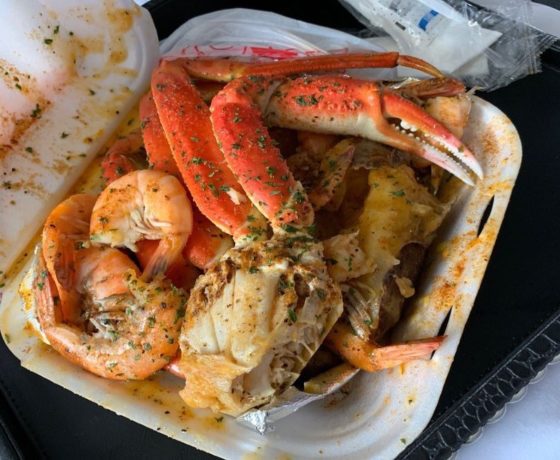 Seafood Platter at Mr3s Crabpot in Charlotte