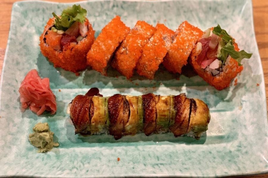 sushi rolls from sonobana in nashville, tn