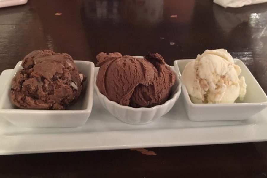 Ice cream flights from The Comfy Cow in Louisville