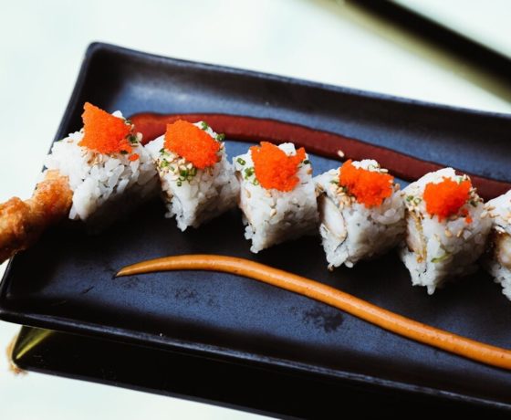 sushi roll from virago in nashville, tn