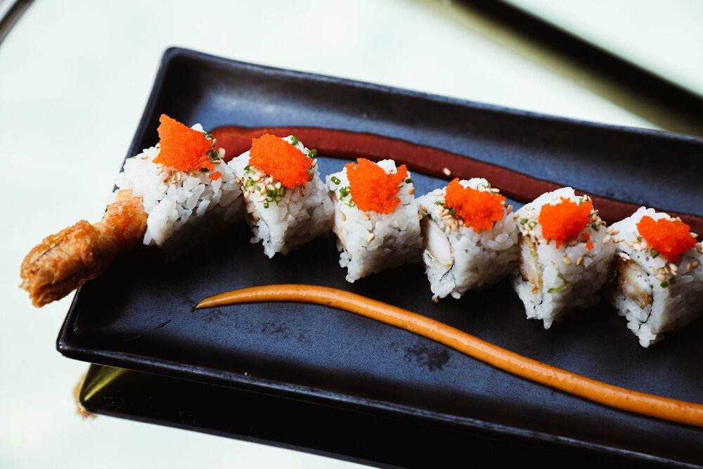 sushi roll from virago in nashville, tn