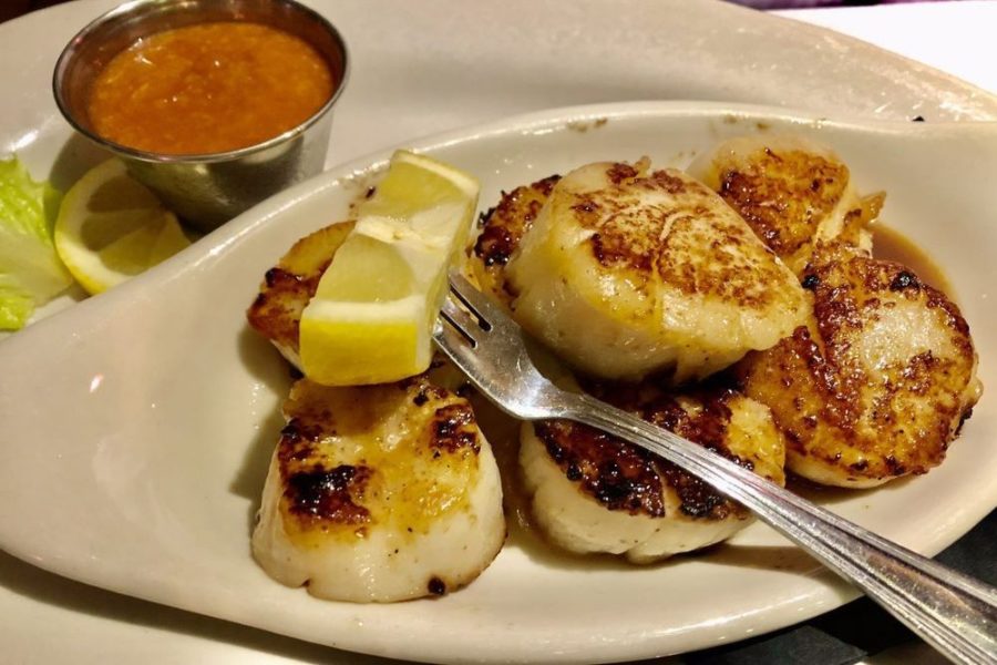 Scallops at Beef N Bottle in Charlotte 