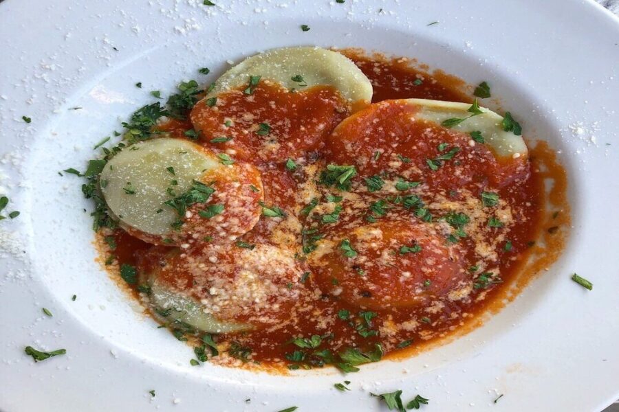ravioli from Angelos in Cleveland