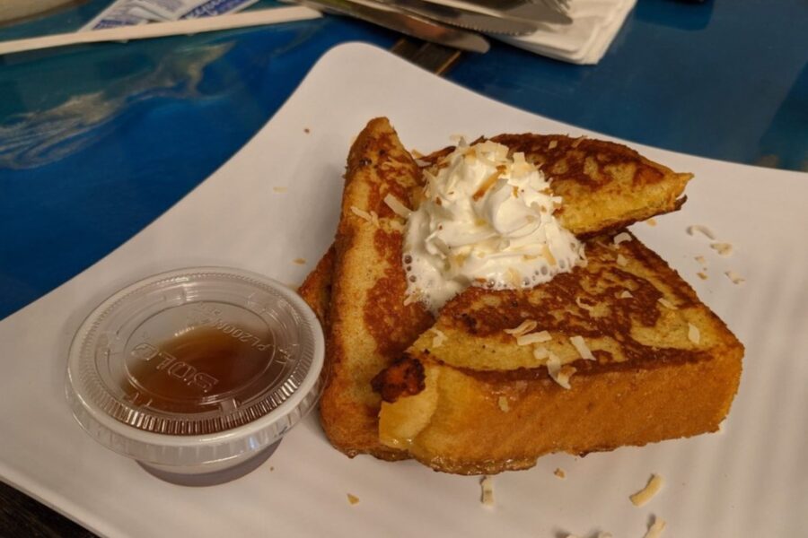 French toast from Caribella in Chicago