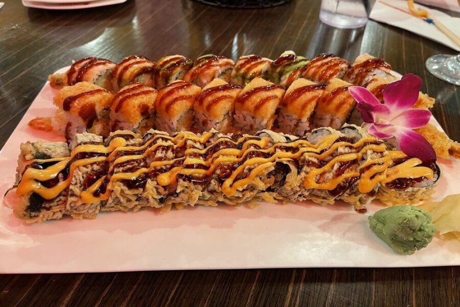 sushi rolls from omizu sushi in cleavland Ohio