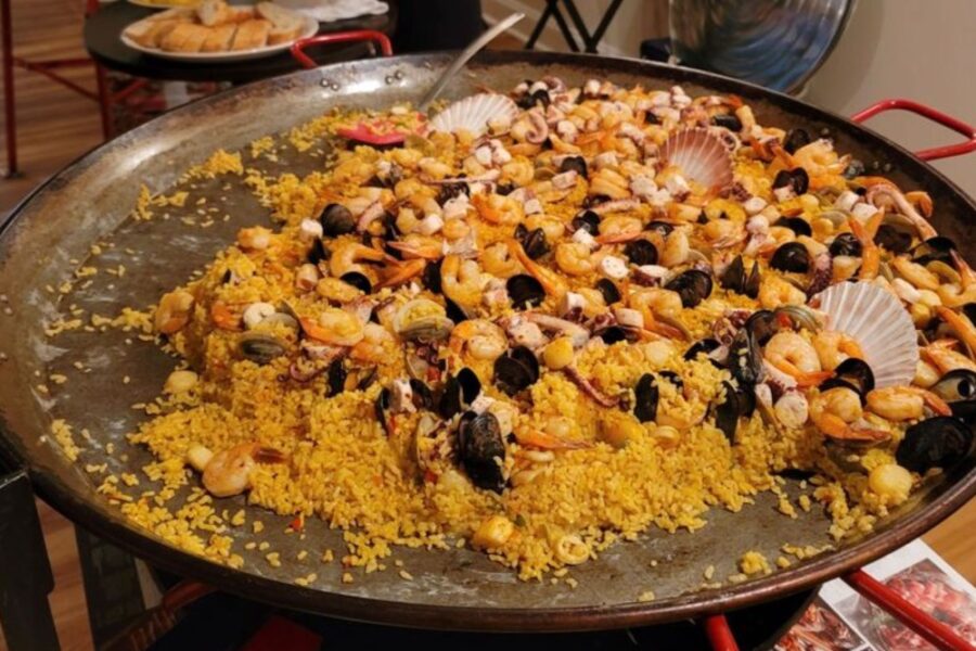 Paella from Café Classico in Louisville