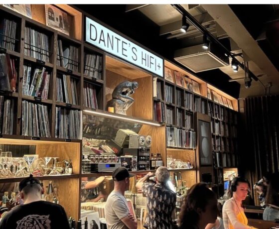 Inside at Dante's HiFi in Miami