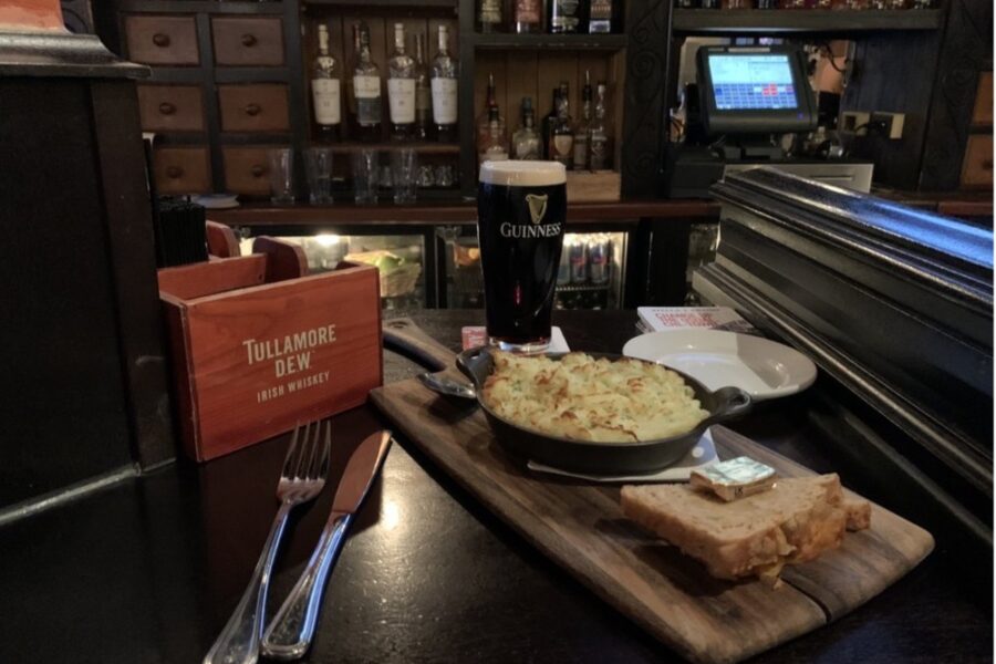 food and bar from Fado Irish Pub in Chicago