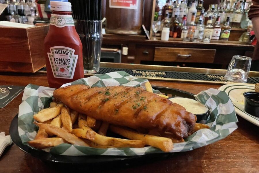 fish and Chois from mcgillins Irish pub in Philadelphia