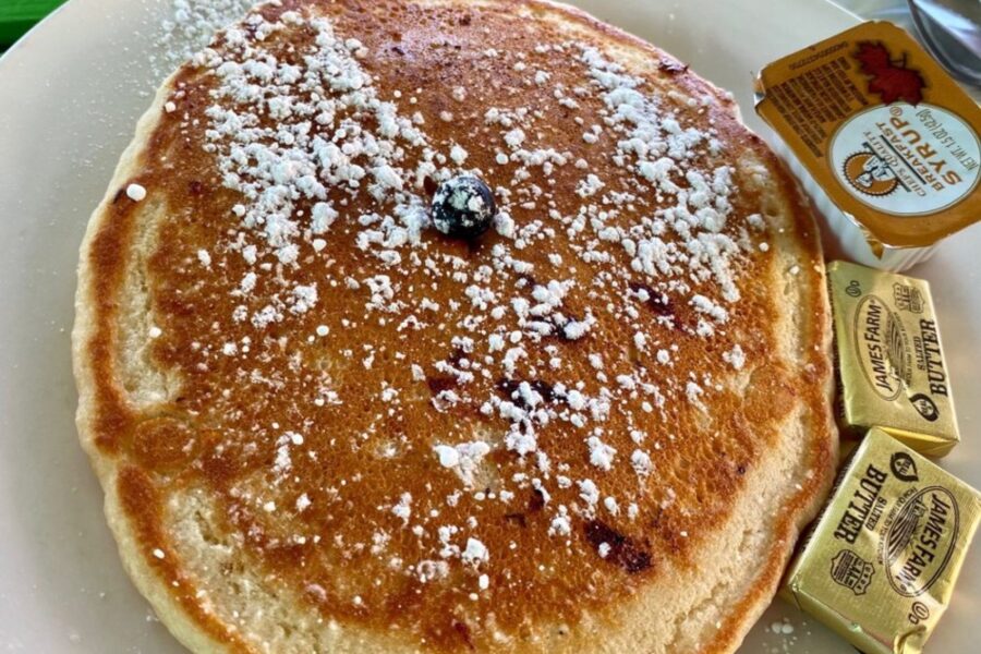 blueberry pancake from Molly Malone's Irish Pub in Tampa