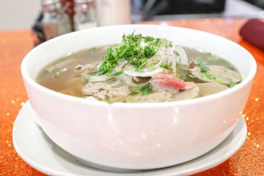 pho from pho thang cafe in Cleveland Ohio